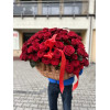101 червона троянда у кошику